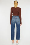 Keke High Rise Straight Leg Jeans