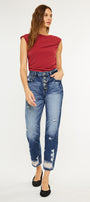 Keke High Rise Straight Leg Jeans - Official Kancan USA