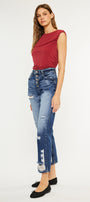Keke High Rise Straight Leg Jeans - Official Kancan USA