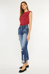 Keke High Rise Straight Leg Jeans - Official Kancan USA