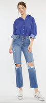 Keke High Rise Straight Leg Jeans - Official Kancan USA