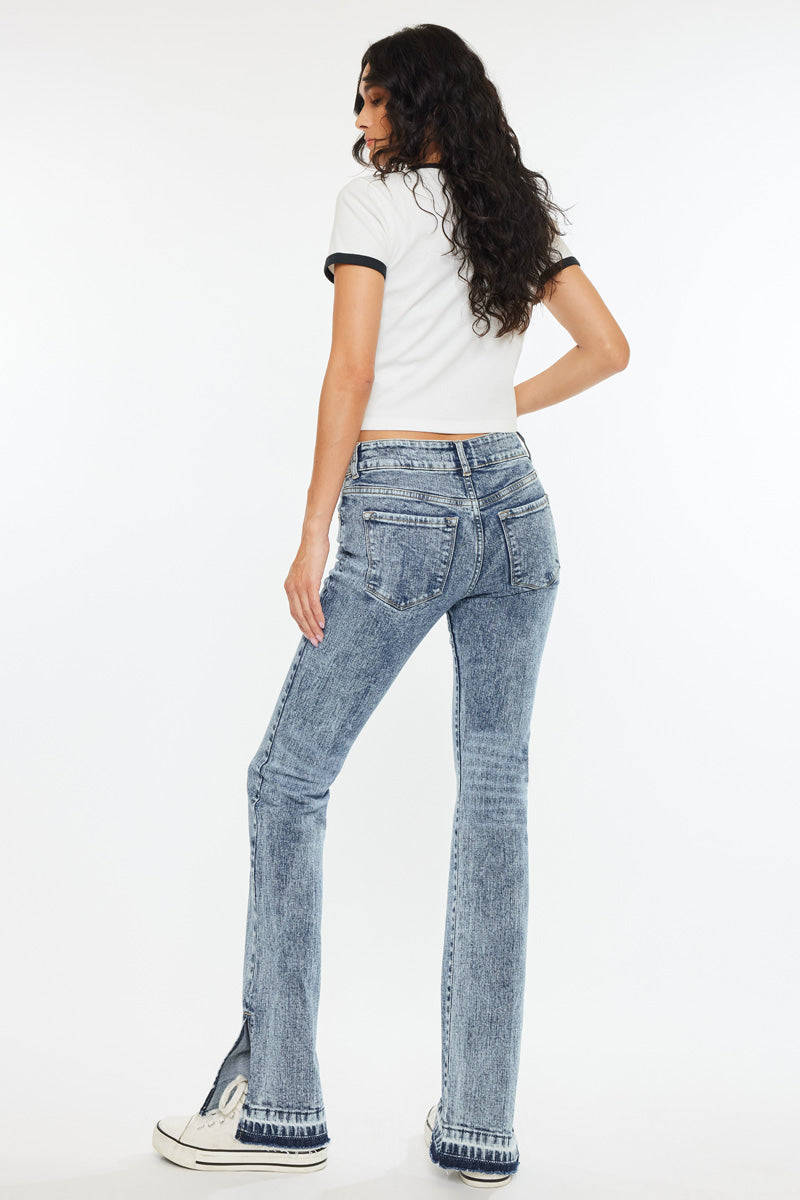 Maizie Mid Rise Bootcut Jeans - Official Kancan USA