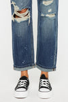 Charlize Mid Rise Boyfriend Jeans - Official Kancan USA