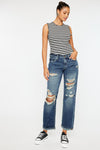 Charlize Mid Rise Boyfriend Jeans - Official Kancan USA