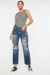 Charlize Mid Rise Boyfriend Jeans - Official Kancan USA