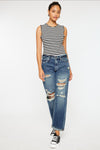 Charlize Mid Rise Boyfriend Jeans - Official Kancan USA