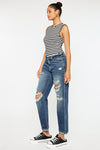 Charlize Mid Rise Boyfriend Jeans - Official Kancan USA