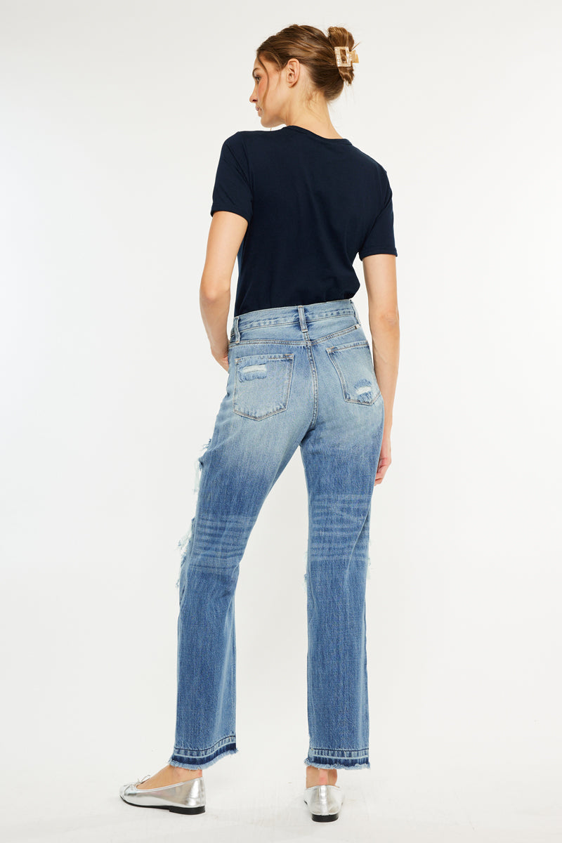Millie High Rise Straight Leg Jeans - Official Kancan USA