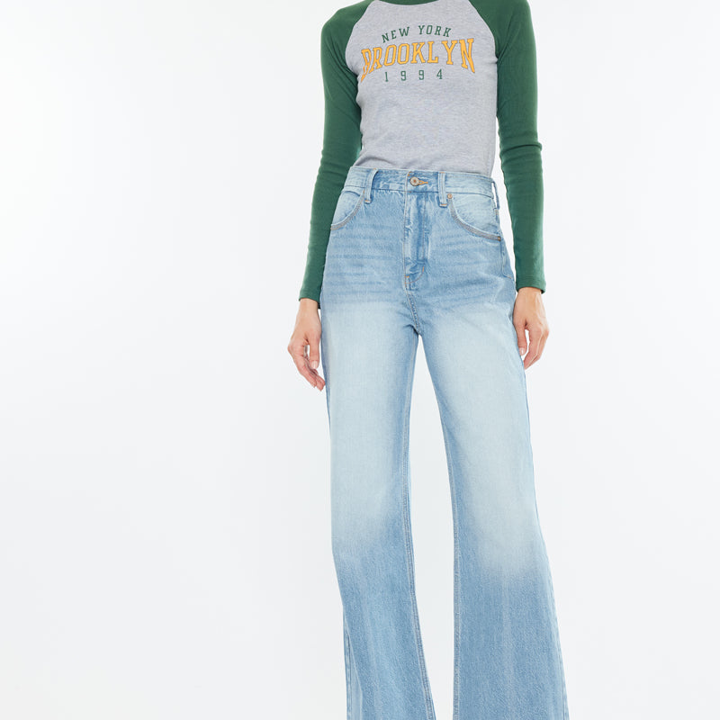 Janna High Rise 90's Flare Jeans - Official Kancan USA