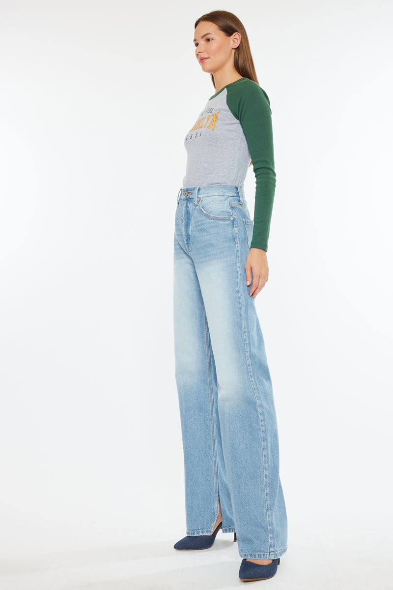 Janna High Rise 90's Flare Jeans - Official Kancan USA