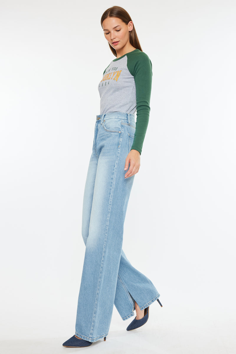 Janna High Rise 90's Flare Jeans - Official Kancan USA
