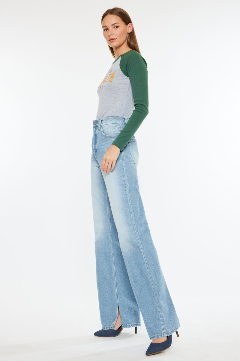 Janna High Rise 90's Flare Jeans - Official Kancan USA