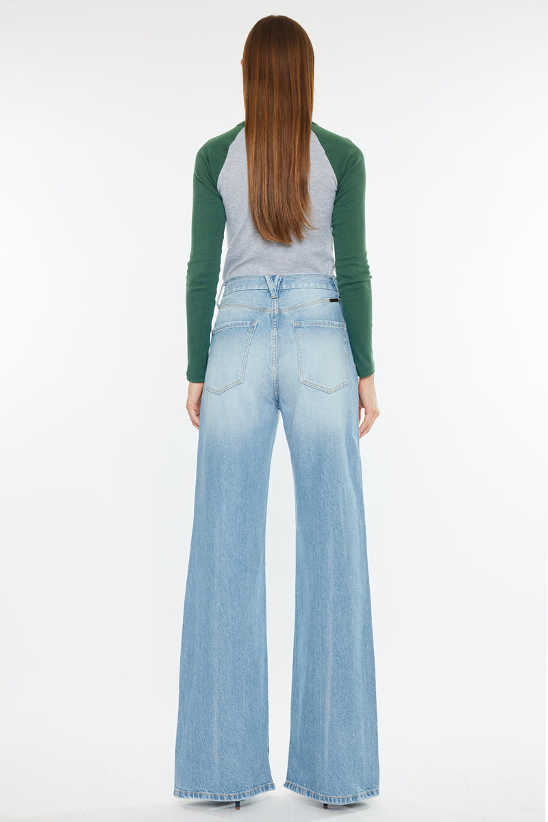 Janna High Rise 90's Flare Jeans - Official Kancan USA