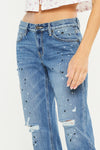 Zyra Mid Rise Boyfriend Jeans - Official Kancan USA