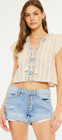 Valencia Low Rise Button Down Shorts - Official Kancan USA