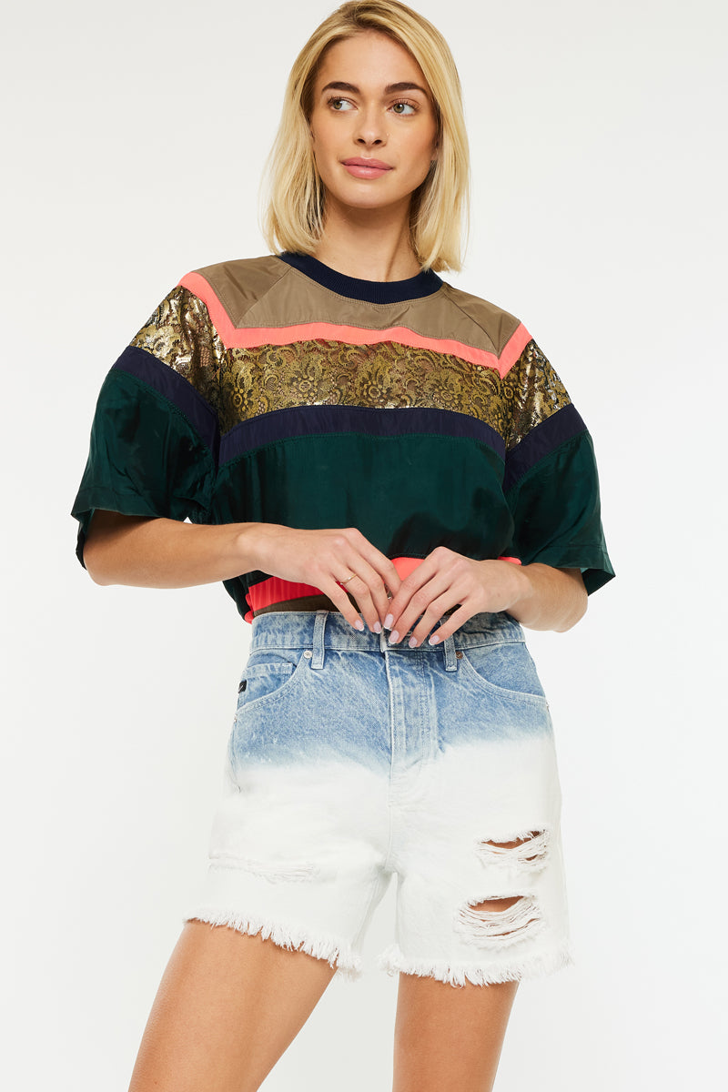 Spencer Ultra High Rise 90's Boyfriend Shorts - Official Kancan USA