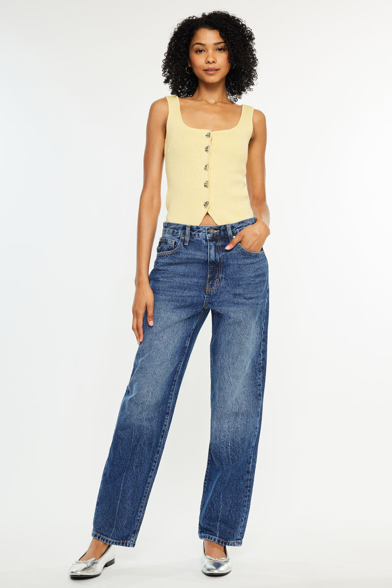 Kayn High Rise Dad Jeans - Official Kancan USA