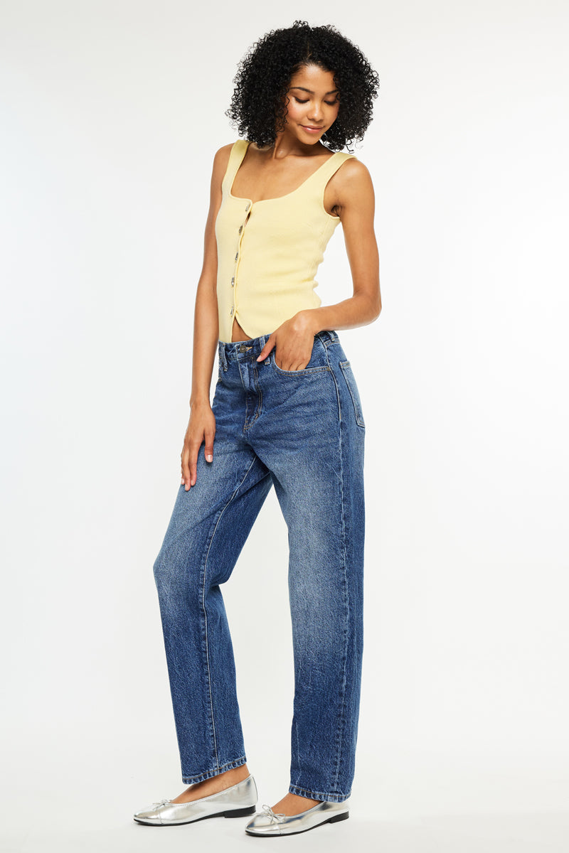 Kayn High Rise Dad Jeans - Official Kancan USA