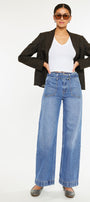 Finn Ultra High Rise Wide Fit Leg Jeans - Official Kancan USA