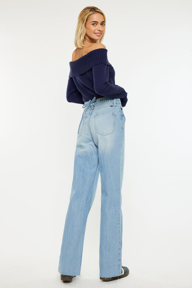 Becca High Rise 90's Flare Jeans - Official Kancan USA