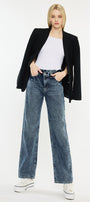 Kora High Rise 90's Straight Leg Jeans - Official Kancan USA