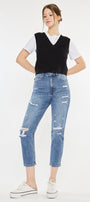 Bobbie Ultra High Rise Straight Leg Jeans - Official Kancan USA