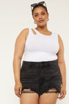 Isabelle Ultra High Rise Mom Shorts (Plus Size) - Official Kancan USA