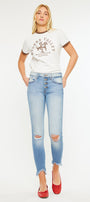 Kitson High Rise Ankle Skinny Jeans - Official Kancan USA