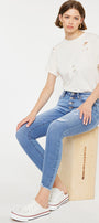 Cecilia High Rise Ankle Skinny Jeans - Official Kancan USA
