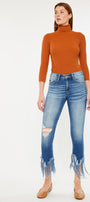 Leslie Mid Rise Ankle Skinny Jeans - Official Kancan USA