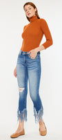Leslie Mid Rise Ankle Skinny Jeans - Official Kancan USA