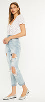 Darel Ultra High Rise Paperbag Mom Jeans - Official Kancan USA