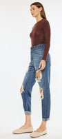 Darel Ultra High Rise Paperbag Mom Jeans - Official Kancan USA