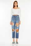 Darel Ultra High Rise Paperbag Mom Jeans - Official Kancan USA