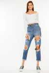 Darel Ultra High Rise Paperbag Mom Jeans - Official Kancan USA