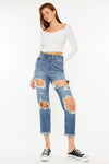 Darel Ultra High Rise Paperbag Mom Jeans - Official Kancan USA