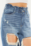 Darel Ultra High Rise Paperbag Mom Jeans - Official Kancan USA