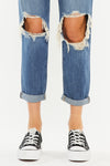 Darel Ultra High Rise Paperbag Mom Jeans - Official Kancan USA