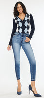 Elisha High Rise Ankle Skinny Jeans - Official Kancan USA
