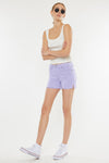 Lilac High Rise Shorts - Official Kancan USA