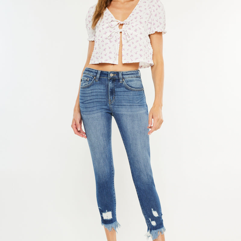 Raleigh High Rise Ankle Skinny - Official Kancan USA