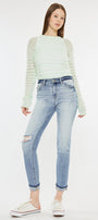 Remio High Rise Mom Jeans - Official Kancan USA
