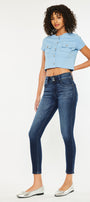 Genelin High Rise Super Skinny Jeans - Official Kancan USA