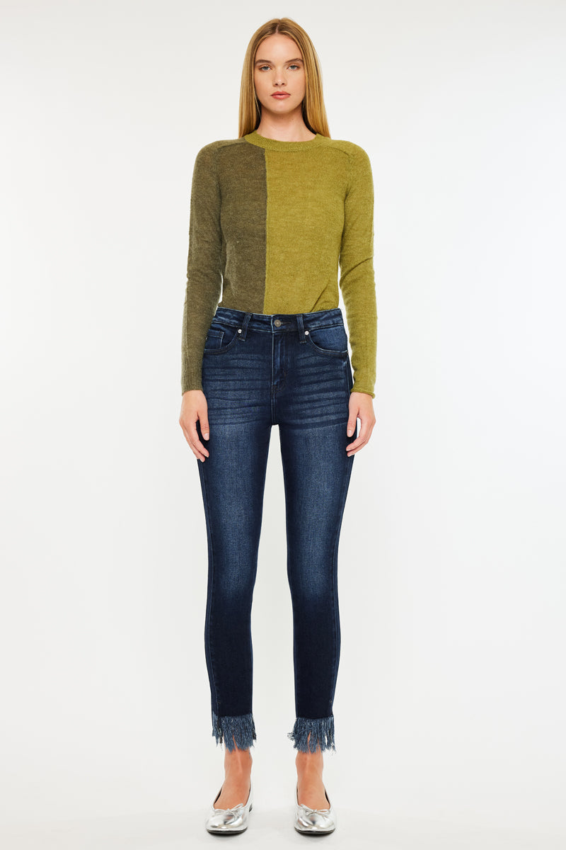Sylvia High Rise Ankle Skinny Jeans - Official Kancan USA