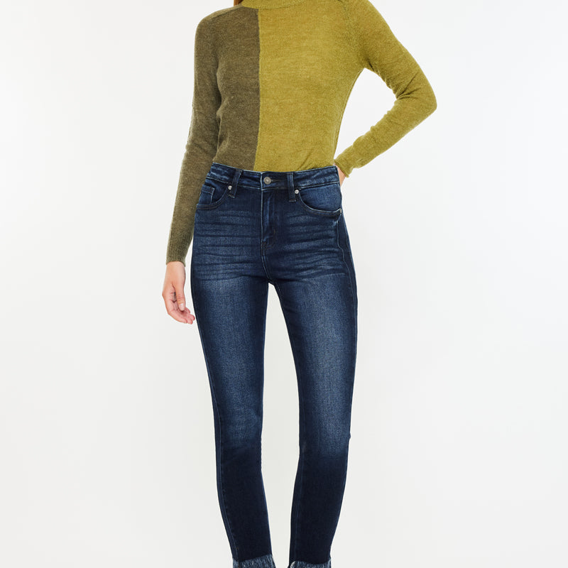 Sylvia High Rise Ankle Skinny Jeans - Official Kancan USA