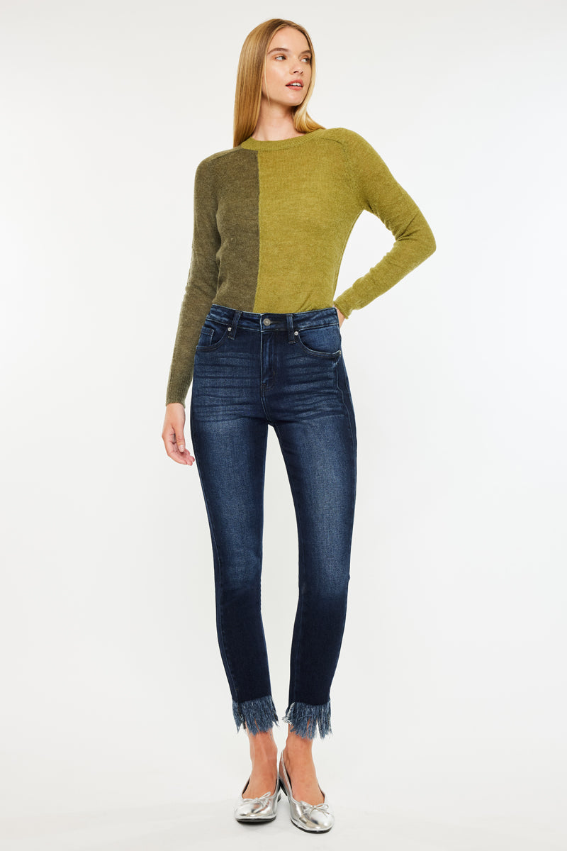 Sylvia High Rise Ankle Skinny Jeans - Official Kancan USA