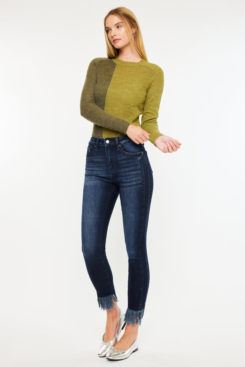 Sylvia High Rise Ankle Skinny Jeans - Official Kancan USA