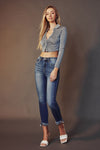 Sylvia High Rise Ankle Skinny Jeans - Official Kancan USA