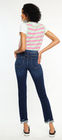 Reese High Rise Slim Straight Leg Jeans - Official Kancan USA