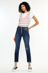 Reese High Rise Slim Straight Leg Jeans - Official Kancan USA